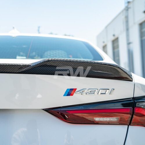 RW Carbon BMW G22 G82 DTM Carbon Fiber Trunk Spoiler