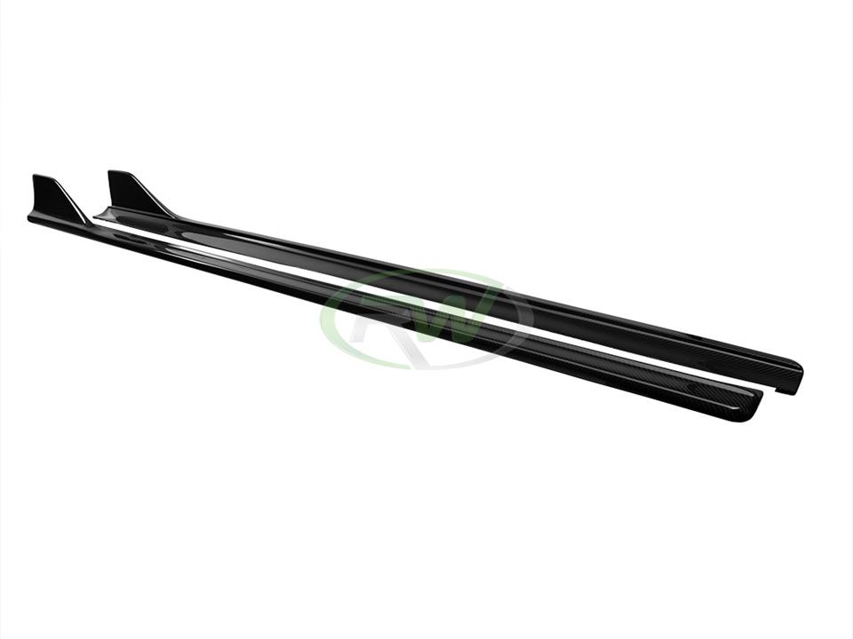 RW Carbon BMW G26 DTM Carbon Fiber Side Skirt Extensions (3)