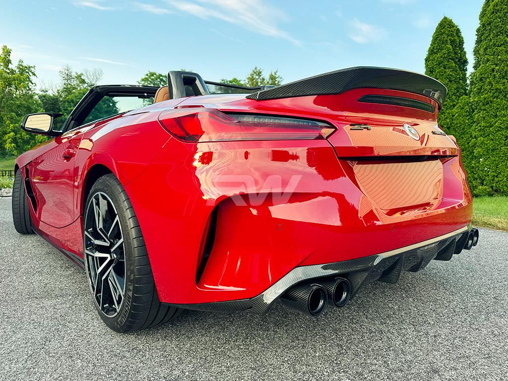 RW Carbon BMW G29 Z4 3D+ Style Carbon Fiber Diffuser (5)