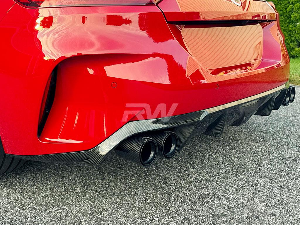 RW Carbon BMW G29 Z4 3D+ Style Carbon Fiber Diffuser (6)