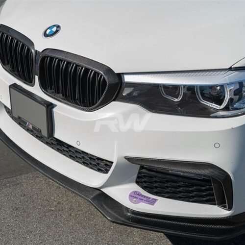 RW Carbon BMW G30 EC Style Carbon Fiber Front Lip Spoiler