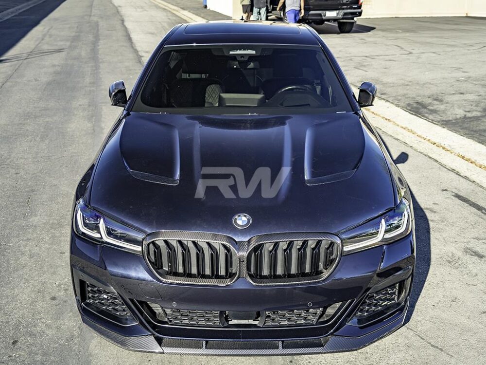 RW Carbon BMW G30 F90 M5 CS Style Carbon Fiber Hood - Image 8