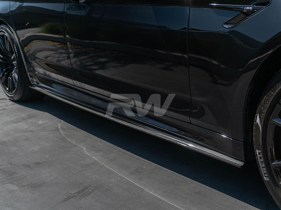 RW Carbon BMW G30 F90 RWS Carbon Fiber Side Skirt Extensions (17)