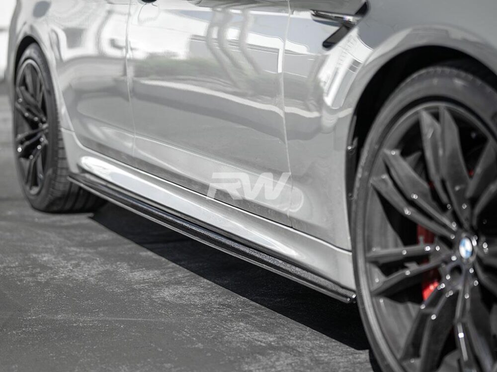 RW Carbon BMW G30 F90 RWS Carbon Fiber Side Skirt Extensions (18)