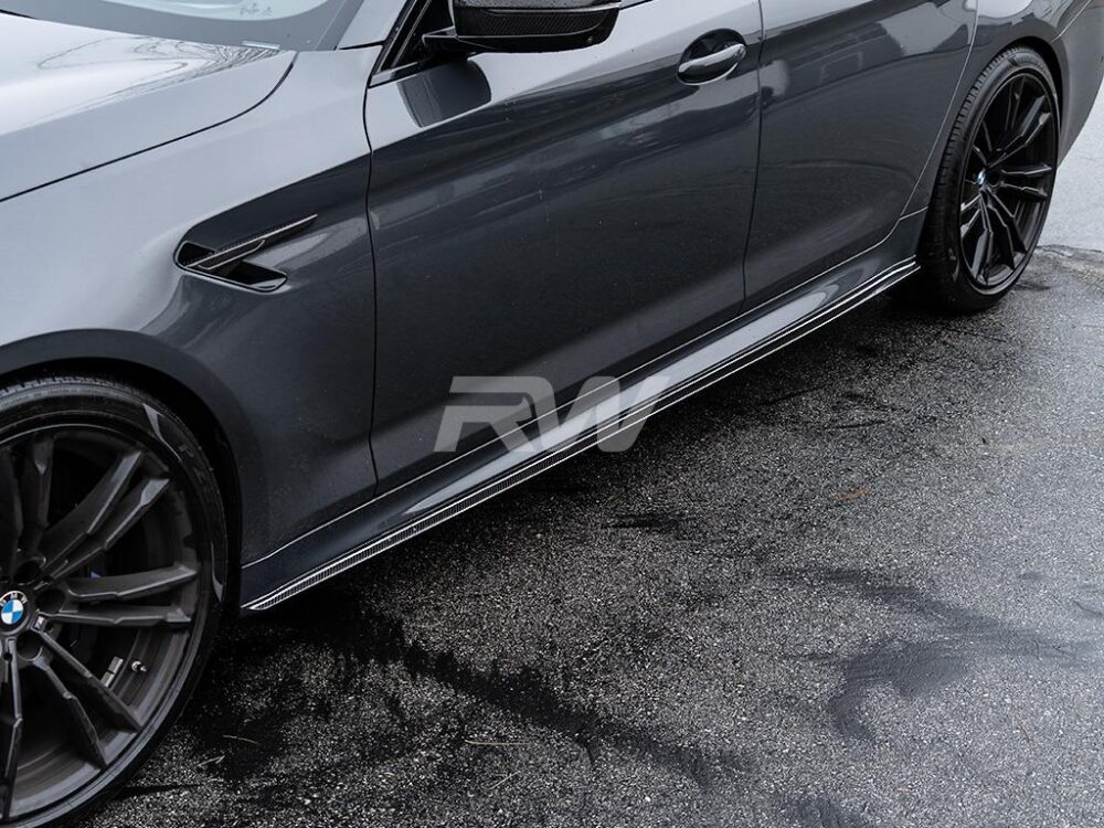 RW Carbon BMW G30 F90 RWS Carbon Fiber Side Skirt Extensions (6)