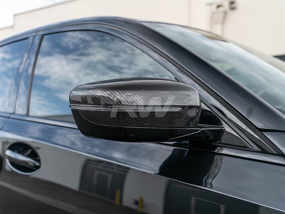 RW Carbon BMW G30 G20 G14 G15 G16 G22 G23 CF Mirror Caps - Image 11
