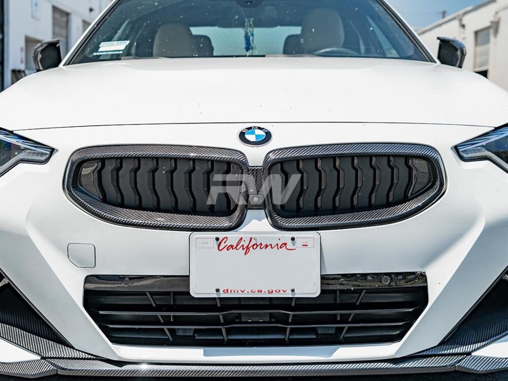 RW Carbon BMW G42 2-Series Carbon Fiber Grille Surrounds - Image 4