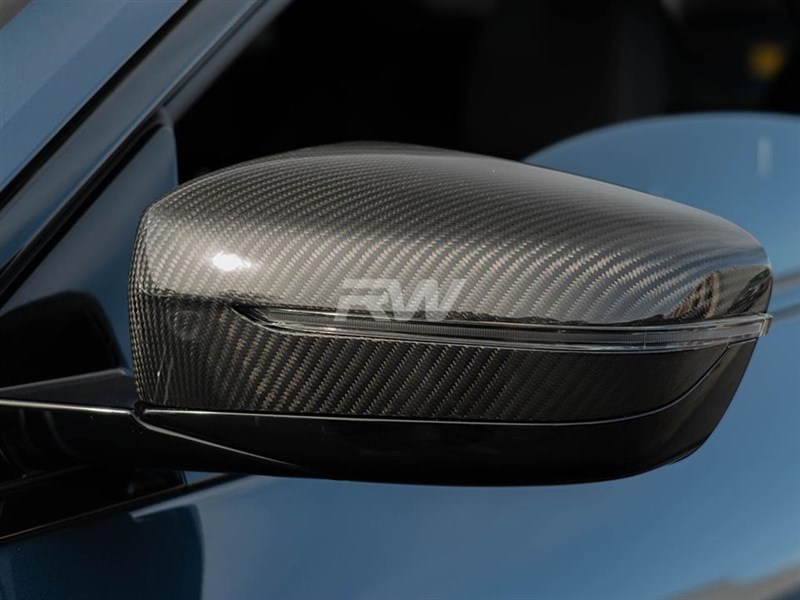RW Carbon BMW G42 230i 2-Series Carbon Fiber Mirror Caps