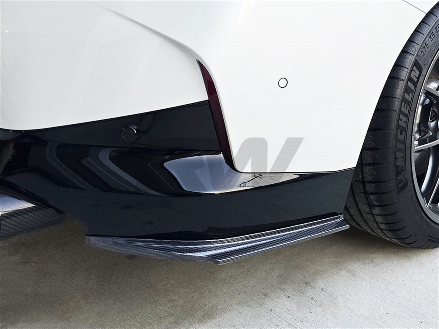RW Carbon BMW G42 M240i Carbon Fiber Rear Bumper Splitters (5)