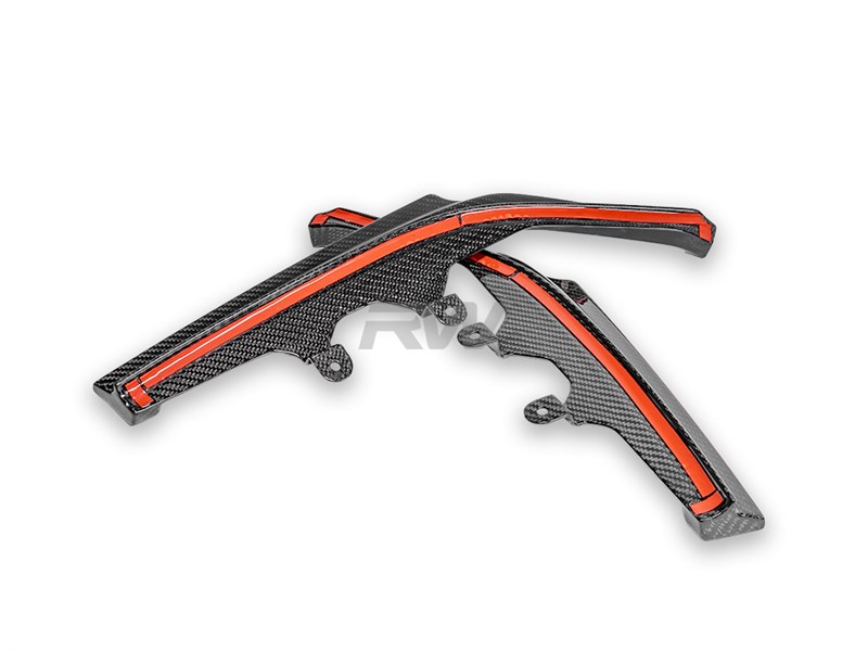 RW Carbon BMW G42 M240i Carbon Fiber Rear Bumper Splitters