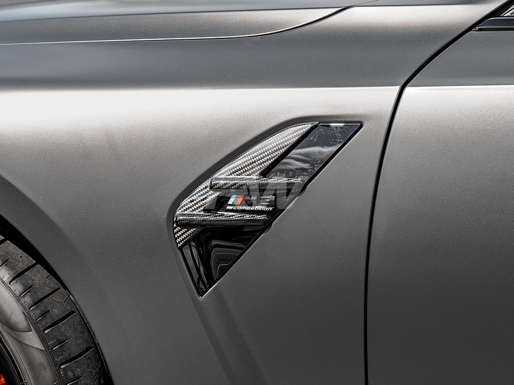 RW Carbon BMW G80 M3 Carbon Fiber Fender Trims_3