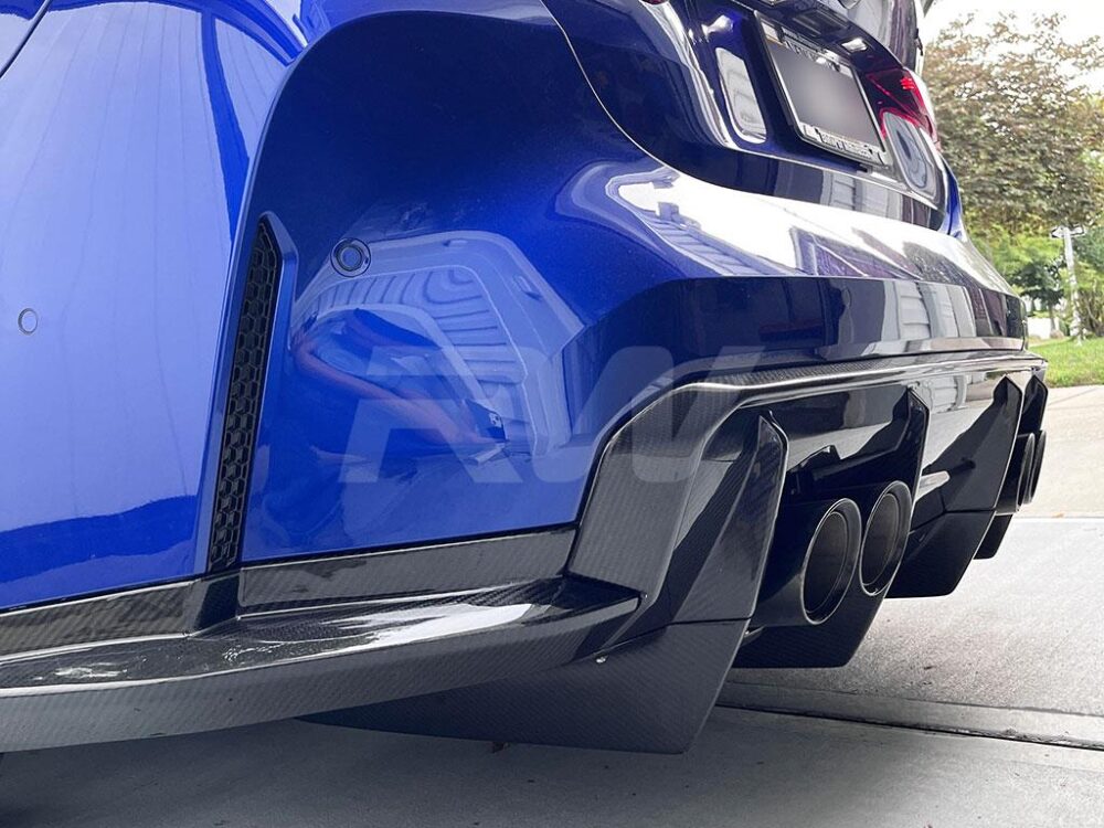 RW Carbon BMW G82 G83 M4 Carbon Fiber GTX Diffuser+Undertray - Image 2