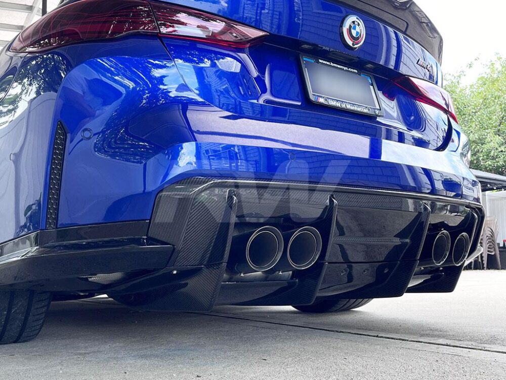 RW Carbon BMW G82 G83 M4 Carbon Fiber GTX Diffuser+Undertray - Image 5