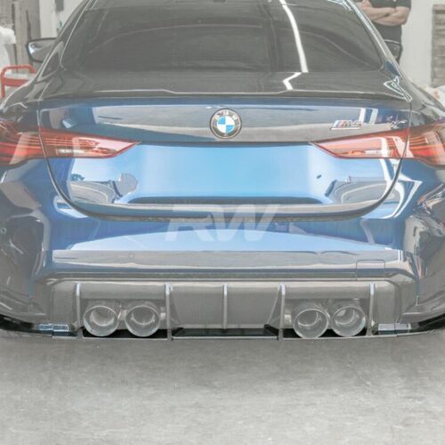RW Carbon BMW G82 G83 M4 RWS Carbon Fiber Lower Diffuser