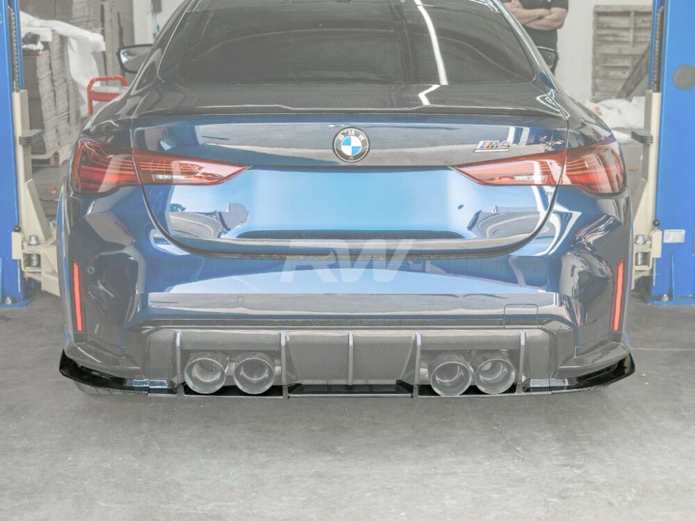RW Carbon BMW G82 G83 M4 RWS Carbon Fiber Lower Diffuser (9)