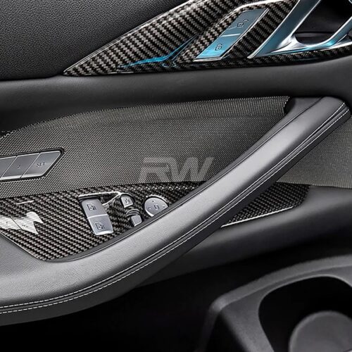 RW Carbon BMW G82 M4 Carbon Fiber Window Switch Panels