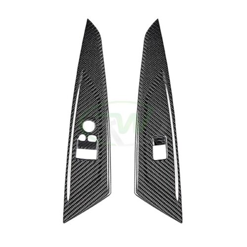 Alternative view of RW Carbon BMW G82 M4 Carbon Fiber Window Switch Panels