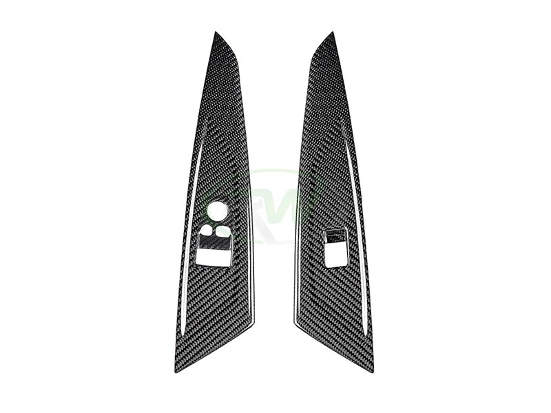 RW Carbon BMW G82 M4 Carbon Fiber Window Switch Panels - Image 2