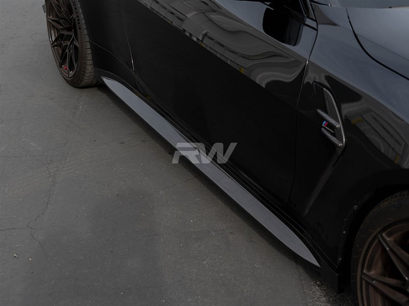 RW Carbon BMW G82G83 M4 OEM Style Carbon Side Skirts (2)