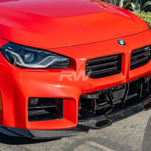RW Carbon BMW G87 M2 Carbon Fiber GTX Front Lip Spoiler