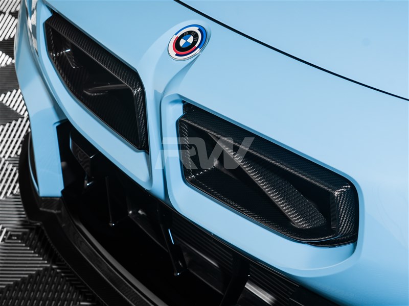 RW Carbon BMW G87 M2 Carbon Fiber GTX Replacement Grilles