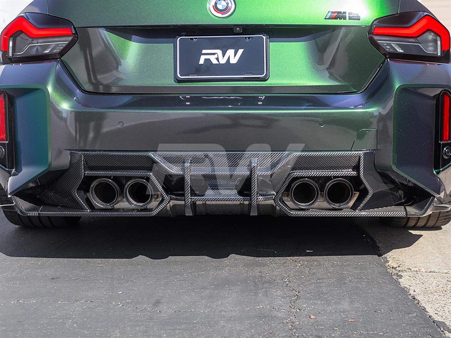 RW Carbon BMW G87 M2 DTM Carbon Fiber Rear Diffuser (11)
