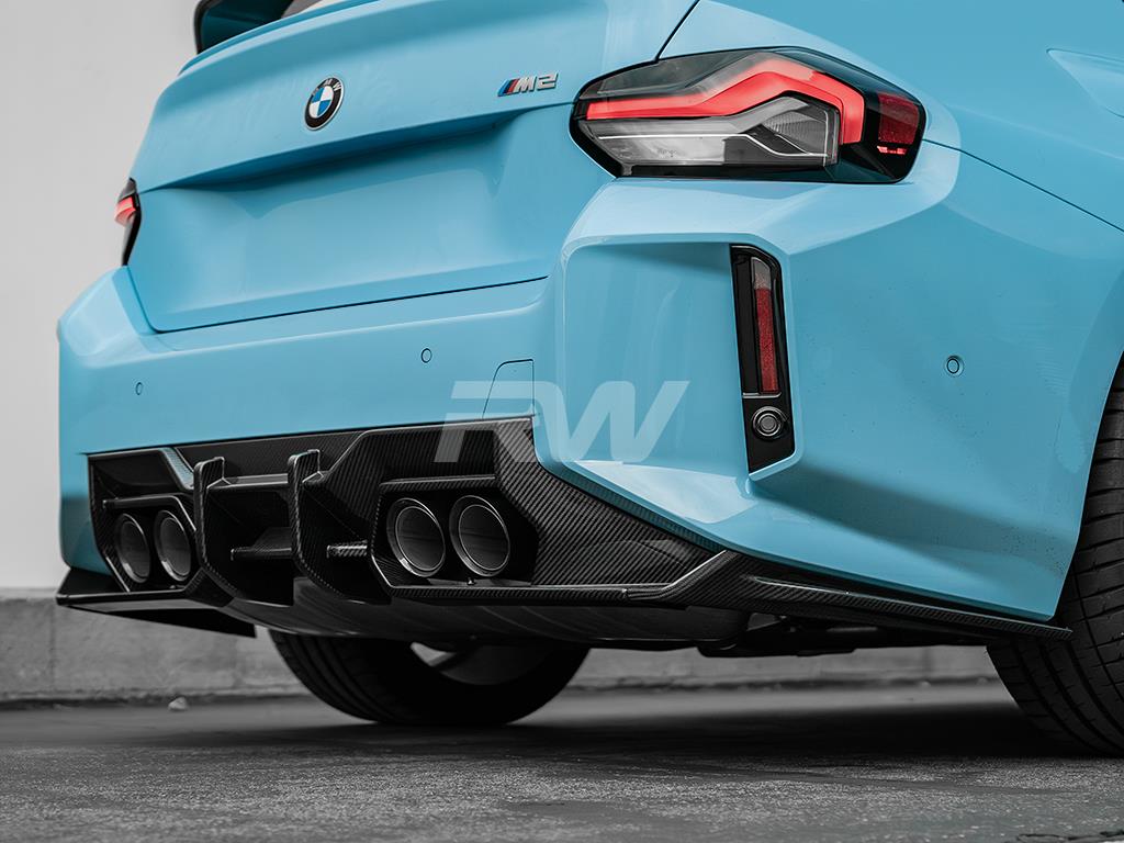 RW Carbon BMW G87 M2 DTM Carbon Fiber Rear Diffuser (2)