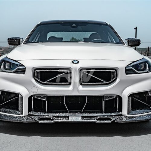 Alternative view of RW Carbon BMW G87 M2 Forged Carbon GTX Front Lip