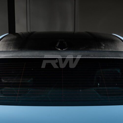Alternative view of RW Carbon BMW G87 M2 G42 2-Series Carbon Fiber Roof Spoiler