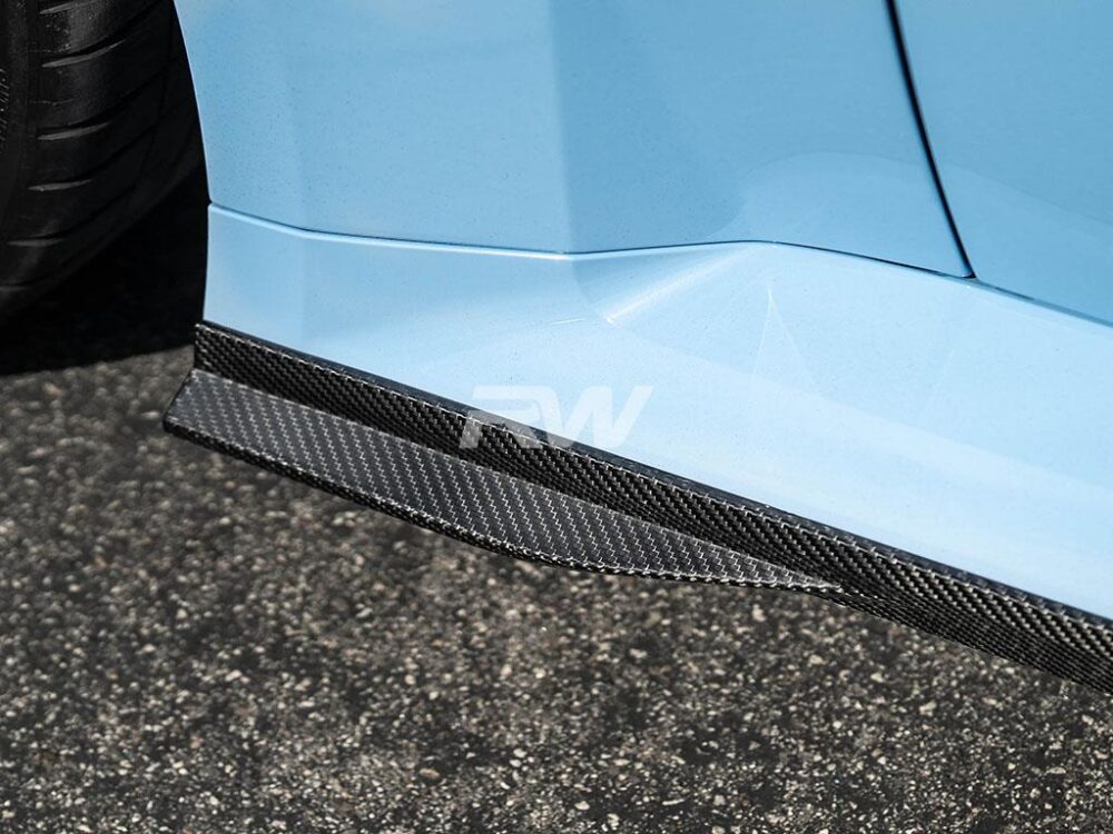 RW Carbon BMW G87 M2 GTX Carbon Fiber Side Skirt Extensions (4)