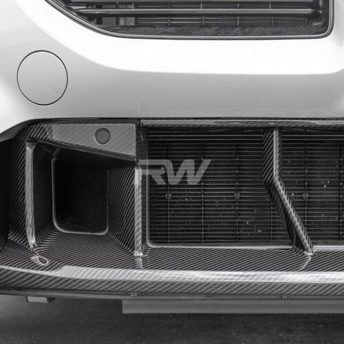 Alternative view of RW Carbon BMW G87 M2 OE Style CF Center Front Bumper Trim