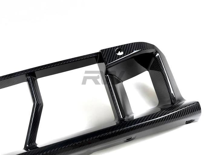 RW Carbon BMW G87 M2 OE Style CF Center Front Bumper Trim_8