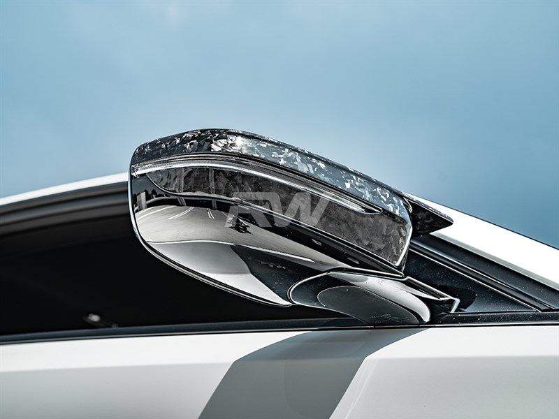 RW Carbon BMW G8X Forged Carbon Mirror Cap Replacements_2