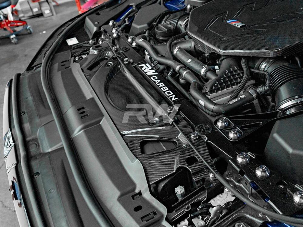 RW Carbon BMW G90_G99 M5 Carbon Fiber Cooling Shroud - Image 3