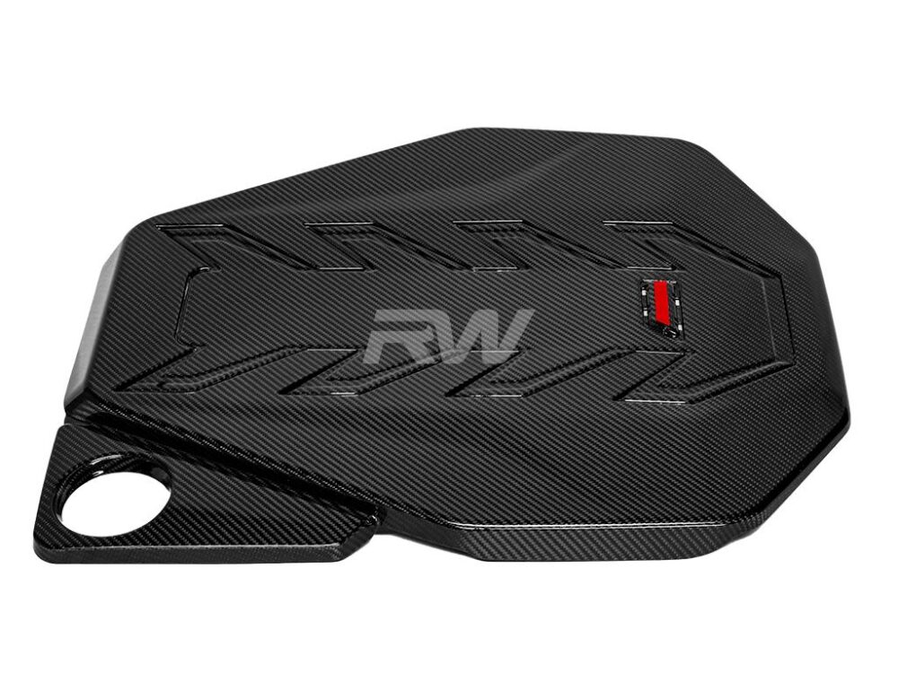 RW Carbon BMW G90_G99 M5 Carbon Fiber Engine Cover - Image 5