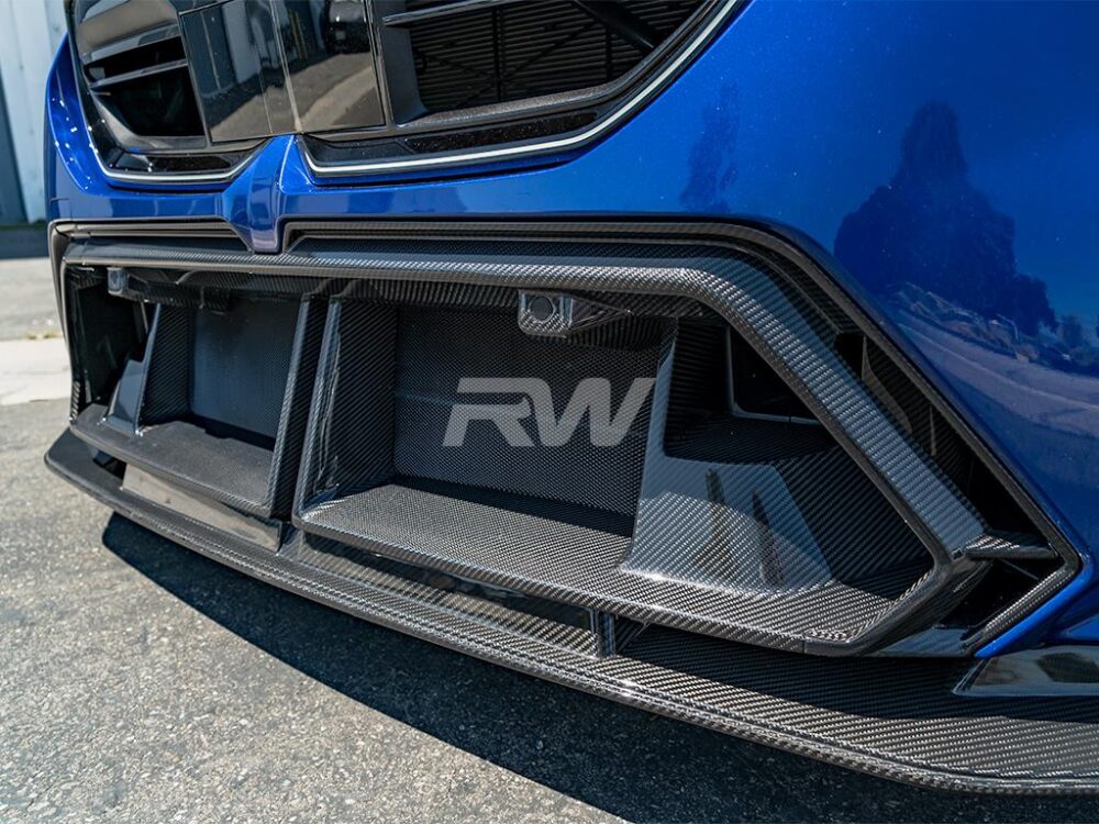 RW Carbon BMW G90_G99 M5 Carbon Fiber Front Bumper Trim - Image 2