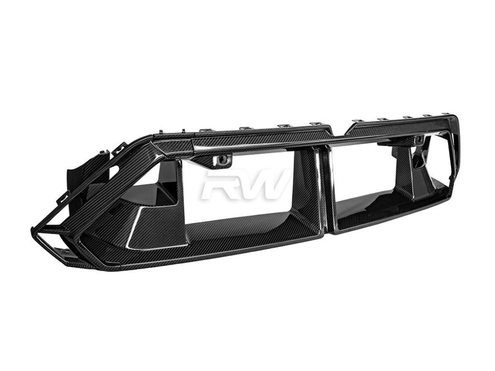 RW Carbon BMW G90_G99 M5 Carbon Fiber Front Bumper Trim - Image 6