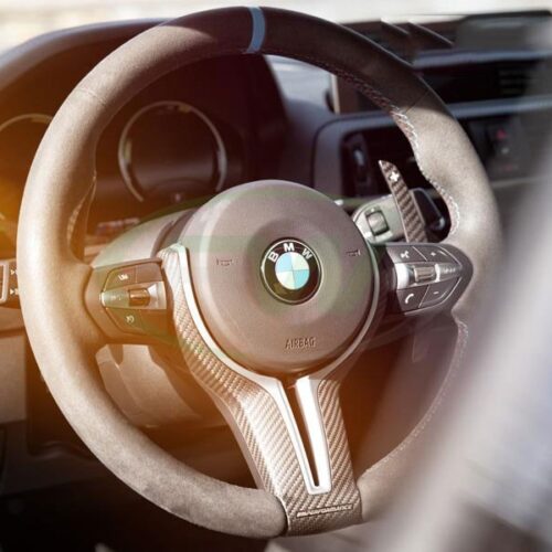 Alternative view of RW Carbon BMW M Carbon Fiber Battle Paddle Shifters