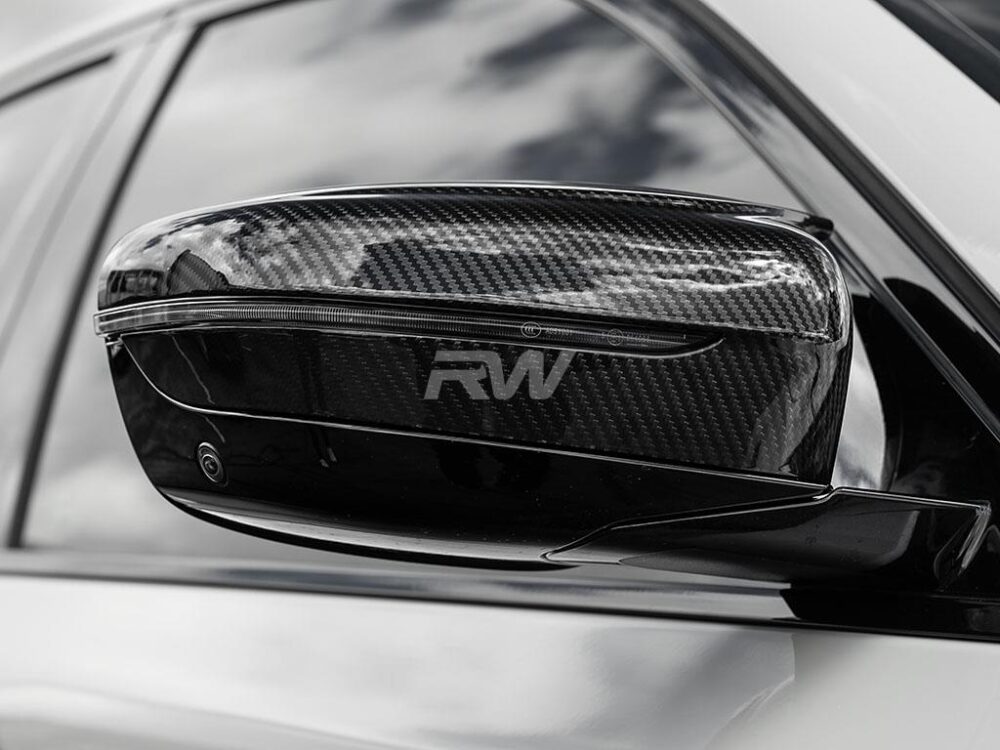 RW Carbon BMW M5 M8 M850i Carbon Fiber Mirror Caps - Image 8