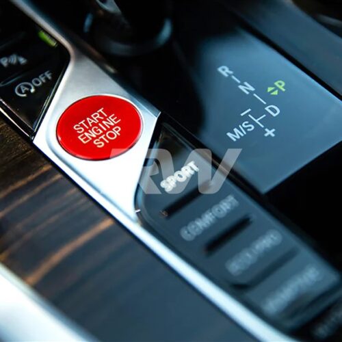 RW Carbon BMW Red Start Stop Button
