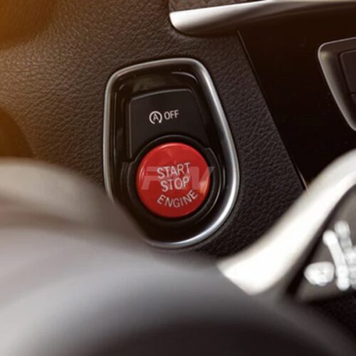 RW Carbon BMW Red Start Stop Button