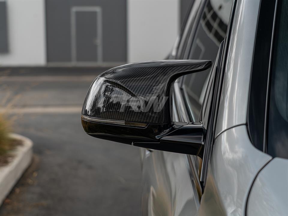 RW Carbon BMW X3M X4M X5M X6M X3 X4 X5 X6 X7 CF Mirror Caps - Image 16