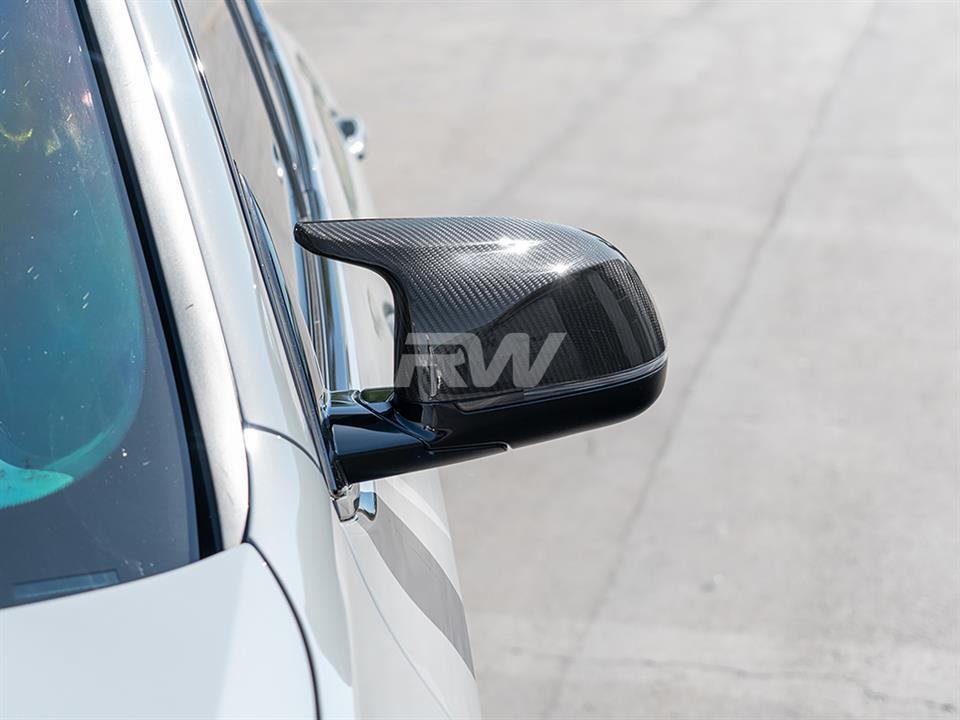RW Carbon BMW X3M X4M X5M X6M X3 X4 X5 X6 X7 CF Mirror Caps - Image 7
