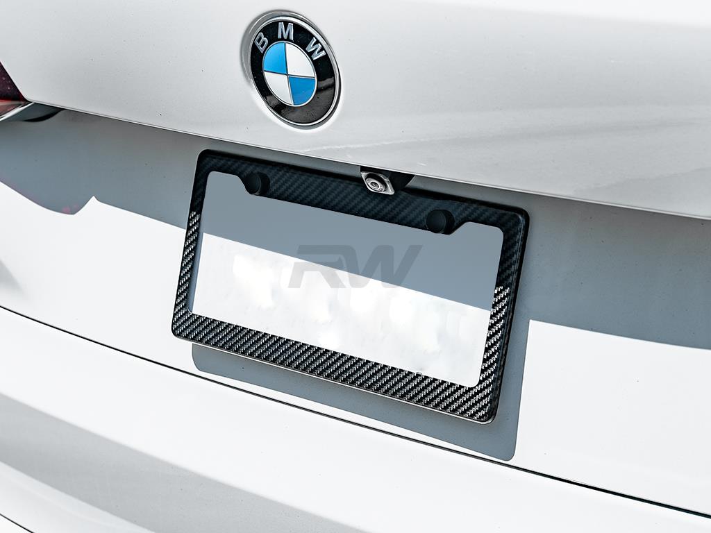 RW Carbon Carbon Fiber License Plate Frame