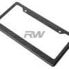 RW Carbon Carbon Fiber License Plate Frame_8