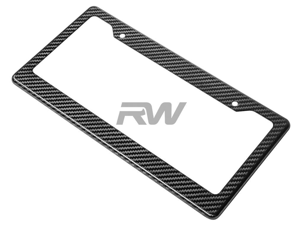 RW Carbon Carbon Fiber License Plate Frame_8