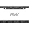 RW Carbon Carbon Fiber License Plate Frame_9