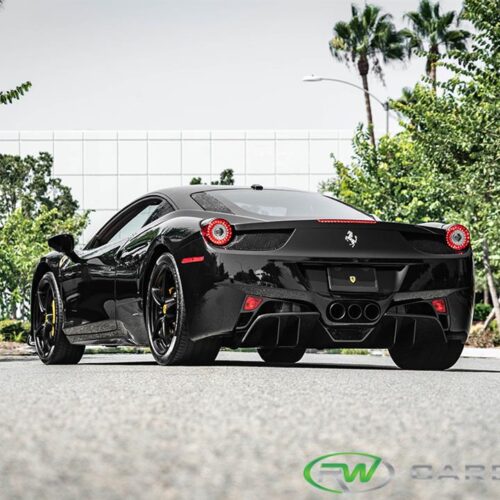 Alternative view of RW Carbon Ferrari 458 Carbon Fiber Diffuser Package