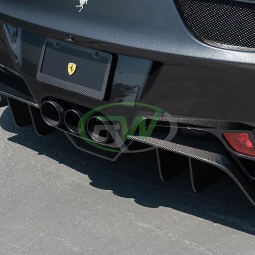 RW Carbon Ferrari 458 Carbon Fiber Diffuser Package