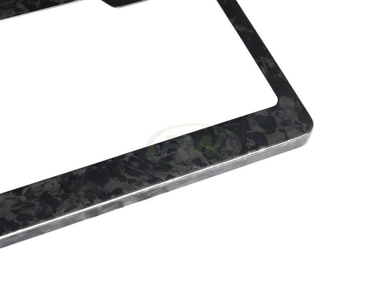RW Carbon Forged Carbon License Plate Frame_2
